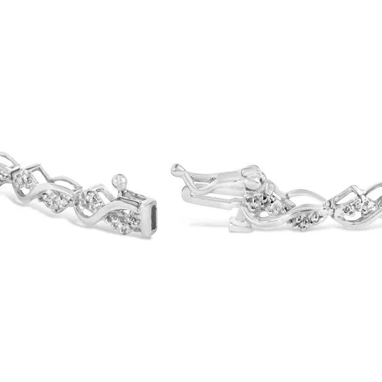 JMS always Original Haus of Brilliance 10k White Gold 12 Cttw Diamond Infinity Weave Link Bracelet IJ Color SI2I1 Clarity 7 Bracelets JMS always Original Haus of Brilliance 10k White Gold 12 Cttw Diamond Infinity Weave Link Bracelet IJ Color SI2I1 Clarity 7 Bracelets