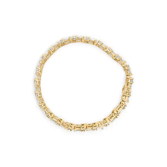 JMS always Original Haus of Brilliance 14K Yellow Gold 10 12 Cttw Diamond Tapered Baguette Sunburst Link Bracelet HI Color SI1SI2 Clarity Size 725 Bracelets JMS always Original Haus of Brilliance 14K Yellow Gold 10 12 Cttw Diamond Tapered Baguette Sunburst Link Bracelet HI Color SI1SI2 Clarity Size 725 Bracelets