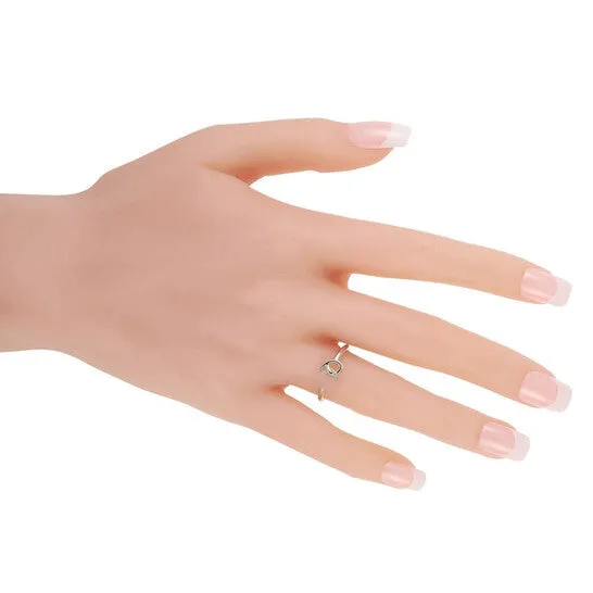 JMS always Original LB Exclusive 14K White Gold 005 ct Diamond Intertwined Heart Ring Rings JMS always Original LB Exclusive 14K White Gold 005 ct Diamond Intertwined Heart Ring Rings