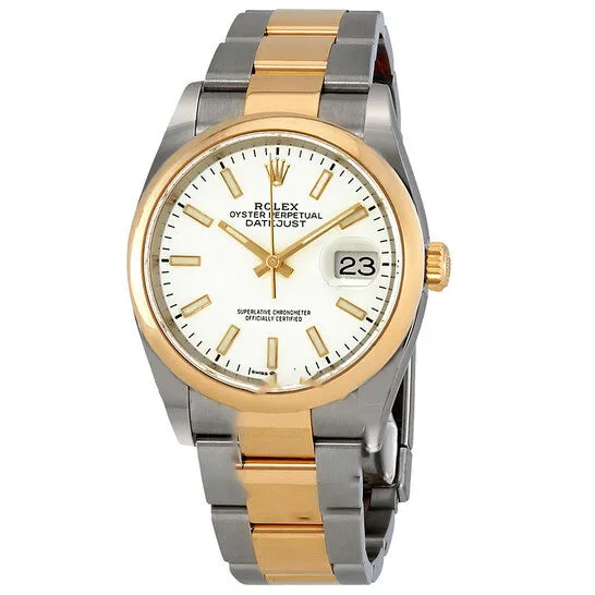 JMS always Original Rolex Datejust 36 White Dial Automatic Mens Steel and 18k Yellow Gold Oyster Watch 126203WSO Earrings JMS always Original Rolex Datejust 36 White Dial Automatic Mens Steel and 18k Yellow Gold Oyster Watch 126203WSO Earrings
