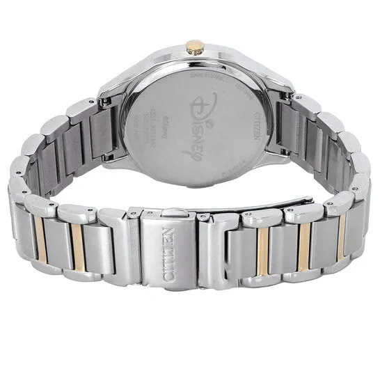 JMS always Rings Original Citizen Falling Mickey Minnie Silver Dial TwoTone Ladies Watch EM075459W JMS always Rings Original Citizen Falling Mickey Minnie Silver Dial TwoTone Ladies Watch EM075459W