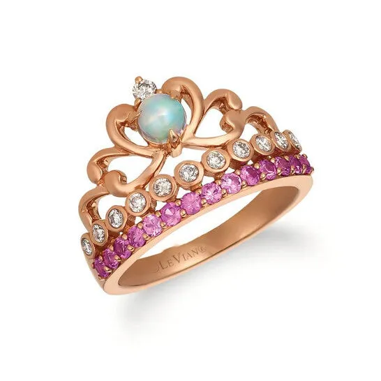 JMS always Rings Original Le Vian Ladies Neopolitan Opal Ring in 14K Strawberry Gold JMS always Rings Original Le Vian Ladies Neopolitan Opal Ring in 14K Strawberry Gold