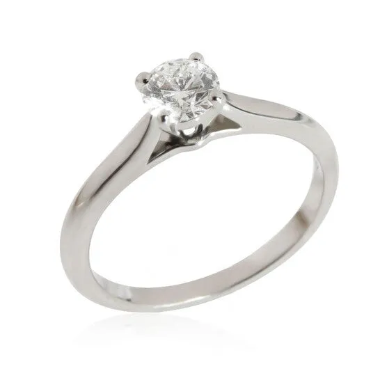 JMS always Rings Original PreOwned Cartier 1895 Diamond Engagement Ring in Platinum G VS1 035 CTW