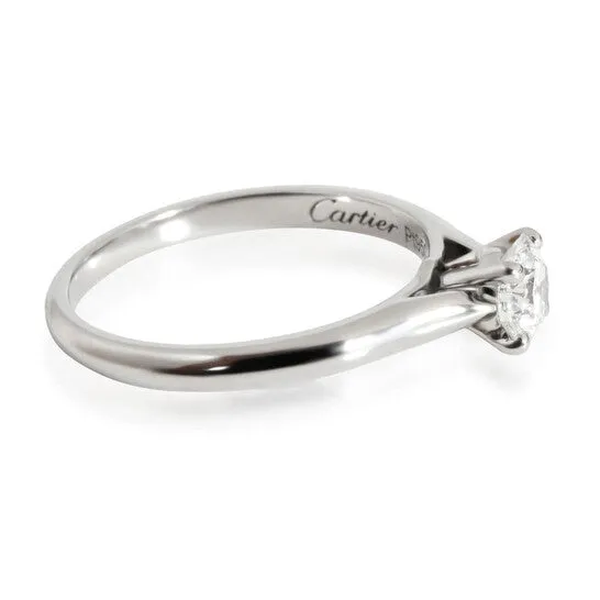 JMS always Rings Original PreOwned Cartier 1895 Diamond Engagement Ring in Platinum G VS1 035 CTW JMS always Rings Original PreOwned Cartier 1895 Diamond Engagement Ring in Platinum G VS1 035 CTW