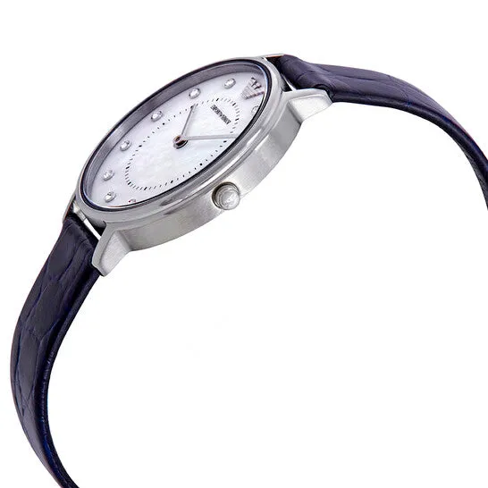JMS always Watches Original Armani Mother of Pearl Crystal Dial Ladies Watch AR11095 JMS always Watches Original Armani Mother of Pearl Crystal Dial Ladies Watch AR11095