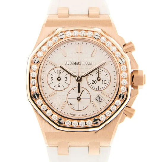 JMS always Watches Original Audemars Piguet Royal Oak Offshore Silver Dial Automatic Ladies Chronograph Watch 26231ORZZD010CA01 JMS always Watches Original Audemars Piguet Royal Oak Offshore Silver Dial Automatic Ladies Chronograph Watch 26231ORZZD010CA01