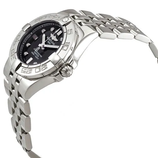JMS always Watches Original Breitling Galactic 30 Black Diamond Dial Ladies Watch A71340L2BA14SS JMS always Watches Original Breitling Galactic 30 Black Diamond Dial Ladies Watch A71340L2BA14SS