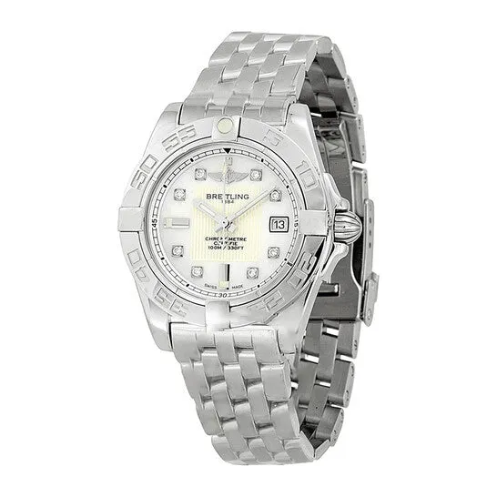 JMS always Watches Original Breitling Galactic 32 Mother of Pearl Diamond Dial Ladies Watch A71356L2A708SS JMS always Watches Original Breitling Galactic 32 Mother of Pearl Diamond Dial Ladies Watch A71356L2A708SS