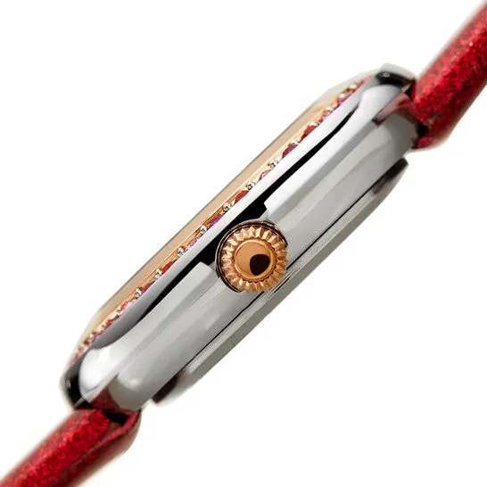 JMS always Watches Original Burgi Quartz Diamond Red Dial Ladies Watch BUR265RD JMS always Watches Original Burgi Quartz Diamond Red Dial Ladies Watch BUR265RD
