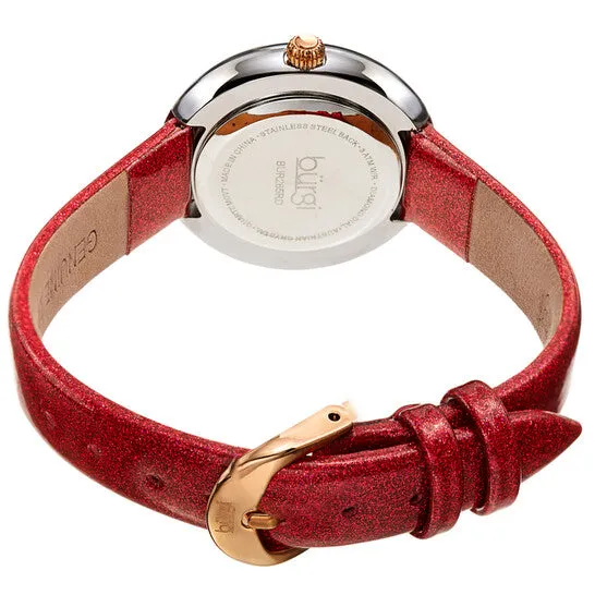 JMS always Watches Original Burgi Quartz Diamond Red Dial Ladies Watch BUR265RD JMS always Watches Original Burgi Quartz Diamond Red Dial Ladies Watch BUR265RD