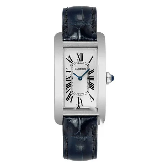 JMS always Watches Original Cartier Tank Americaine Quartz Silver Dial Ladies Watch WSTA0043 JMS always Watches Original Cartier Tank Americaine Quartz Silver Dial Ladies Watch WSTA0043