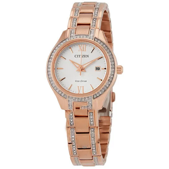 JMS always Watches Original Citizen Silhouette Crystal Silver Dial Ladies Watch FE123352A JMS always Watches Original Citizen Silhouette Crystal Silver Dial Ladies Watch FE123352A