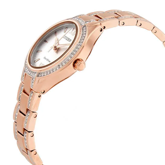JMS always Watches Original Citizen Silhouette Crystal Silver Dial Ladies Watch FE123352A JMS always Watches Original Citizen Silhouette Crystal Silver Dial Ladies Watch FE123352A