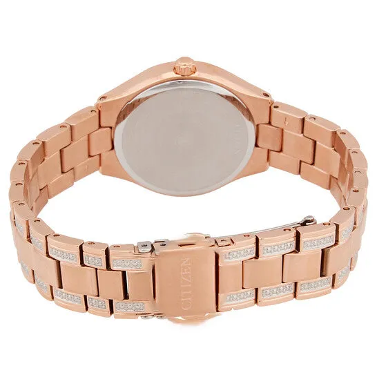 JMS always Watches Original Citizen Silhouette Crystal Silver Dial Ladies Watch FE123352A JMS always Watches Original Citizen Silhouette Crystal Silver Dial Ladies Watch FE123352A