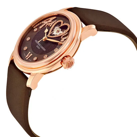 JMS always Watches Original Frederique Constant Automatic Brown Dial Diamond Ladies Watch 310CSQ2P4 JMS always Watches Original Frederique Constant Automatic Brown Dial Diamond Ladies Watch 310CSQ2P4