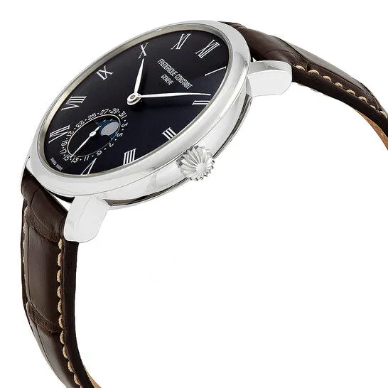 JMS always Watches Original Frederique Constant Moonphase Automatic Black Dial Watch FC705GR4S6 JMS always Watches Original Frederique Constant Moonphase Automatic Black Dial Watch FC705GR4S6