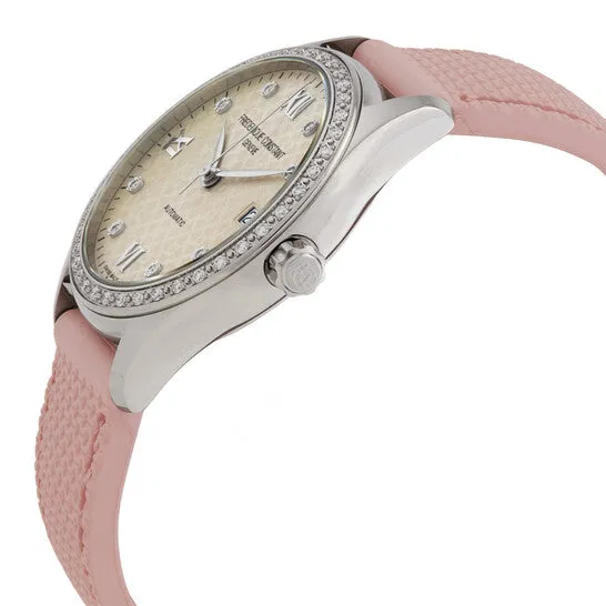 JMS always Watches Original Frederique Constant Pink Ribbon Automatic Diamond Silver Dial Ladies Watch FC303LGD3BD6PR JMS always Watches Original Frederique Constant Pink Ribbon Automatic Diamond Silver Dial Ladies Watch FC303LGD3BD6PR