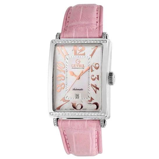 JMS always Watches Original Gevril Glamour Automatic Pink Dial Ladies Watch 6208RT JMS always Watches Original Gevril Glamour Automatic Pink Dial Ladies Watch 6208RT