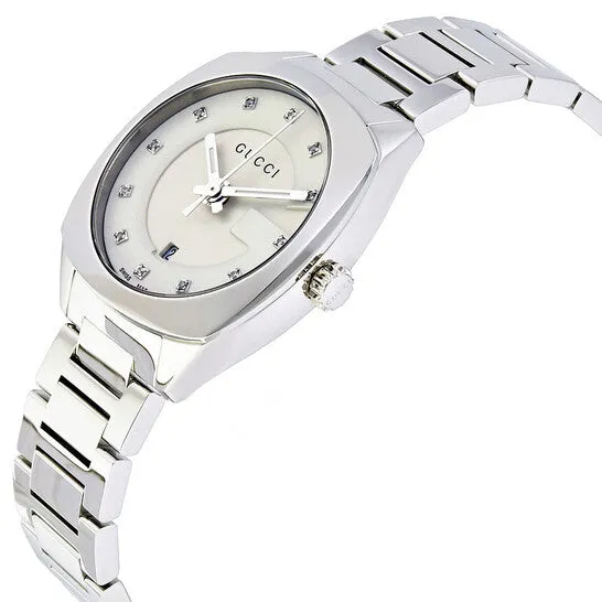 JMS always Watches Original Gucci GG2570 White Dial Diamond Ladies Watch YA142504 JMS always Watches Original Gucci GG2570 White Dial Diamond Ladies Watch YA142504