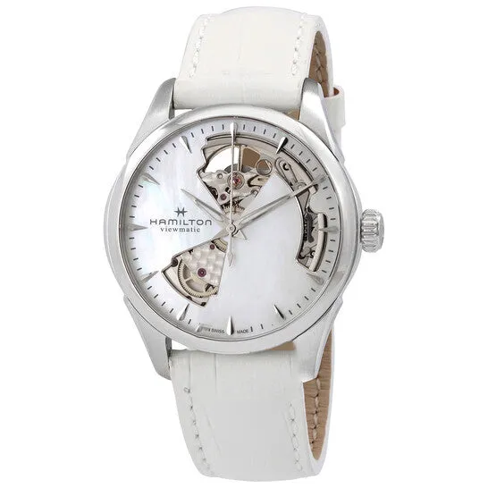 JMS always Watches Original Hamilton Jazzmaster Open Heart Automatic Mother of Pearl Dial Ladies Watch H32215890 JMS always Watches Original Hamilton Jazzmaster Open Heart Automatic Mother of Pearl Dial Ladies Watch H32215890
