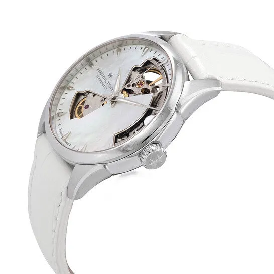 JMS always Watches Original Hamilton Jazzmaster Open Heart Automatic Mother of Pearl Dial Ladies Watch H32215890 JMS always Watches Original Hamilton Jazzmaster Open Heart Automatic Mother of Pearl Dial Ladies Watch H32215890