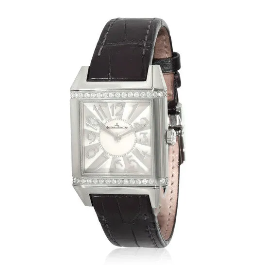 JMS always Watches Original Preowned Jaeger LeCoultre Reverso Quartz Diamond Silver Dial Unisex Watch 234847 Q7038420 JMS always Watches Original Preowned Jaeger LeCoultre Reverso Quartz Diamond Silver Dial Unisex Watch 234847 Q7038420