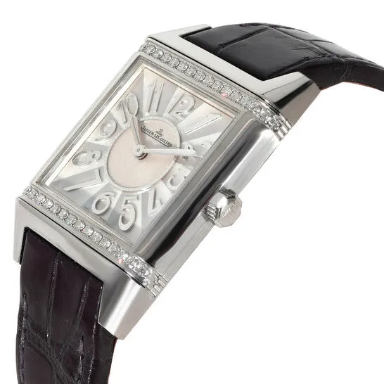 JMS always Watches Original Preowned Jaeger LeCoultre Reverso Quartz Diamond Silver Dial Unisex Watch 234847 Q7038420 JMS always Watches Original Preowned Jaeger LeCoultre Reverso Quartz Diamond Silver Dial Unisex Watch 234847 Q7038420