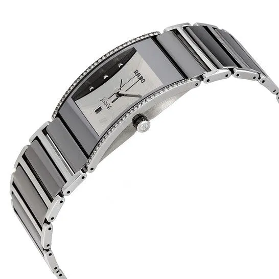 JMS always Watches Original Rado Integral Diamond Silver Dial Ladies Watch R20731712 JMS always Watches Original Rado Integral Diamond Silver Dial Ladies Watch R20731712