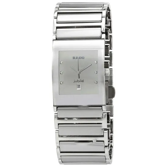 JMS always Watches Original Rado Integral Quartz Diamond Silver Dial Ladies Watch R20745712 JMS always Watches Original Rado Integral Quartz Diamond Silver Dial Ladies Watch R20745712