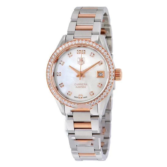 JMS always Watches Original Tag Heuer Carrera Mother of Pearl Dial Ladies Watch WAR2453BD0777 JMS always Watches Original Tag Heuer Carrera Mother of Pearl Dial Ladies Watch WAR2453BD0777