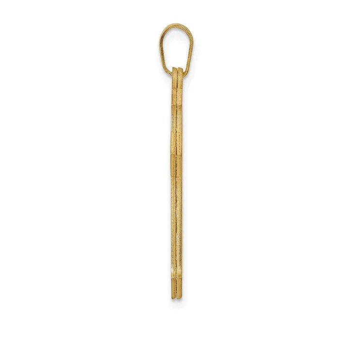 Necklaces 14k Yellow Gold Passion Cross Pendant Goldia
