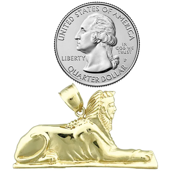 Necklaces Goldia 14K Gold Great Sphinx of Giza Pendant