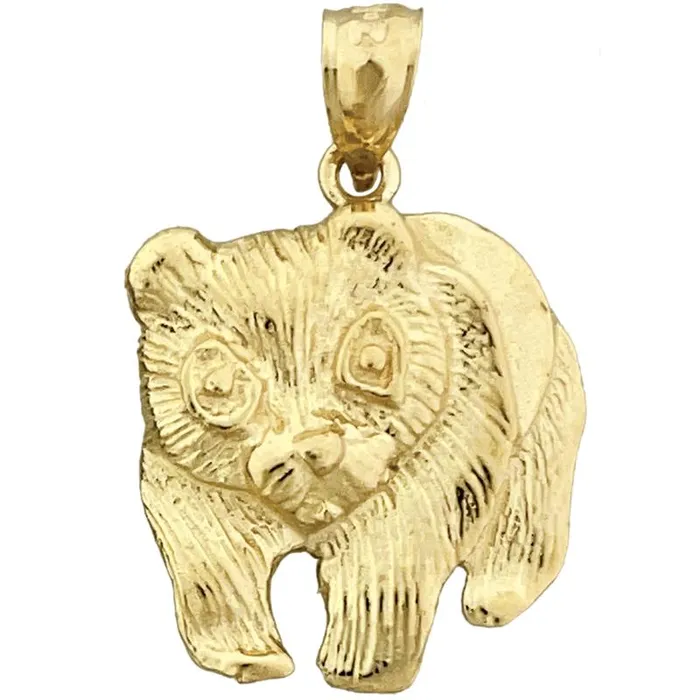 Necklaces Goldia 14K Gold Panda Bear Pendant