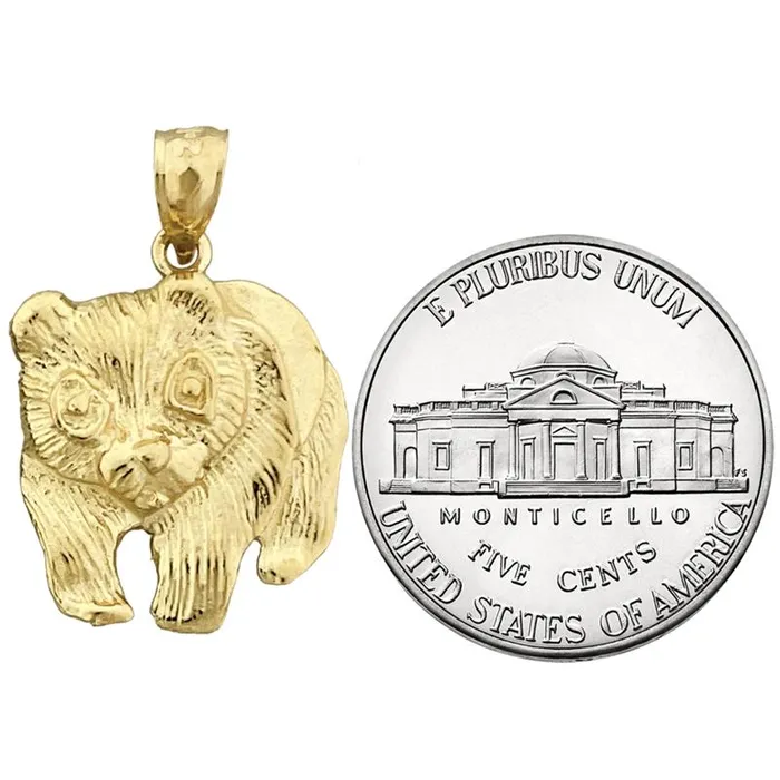 Necklaces Goldia 14K Gold Panda Bear Pendant