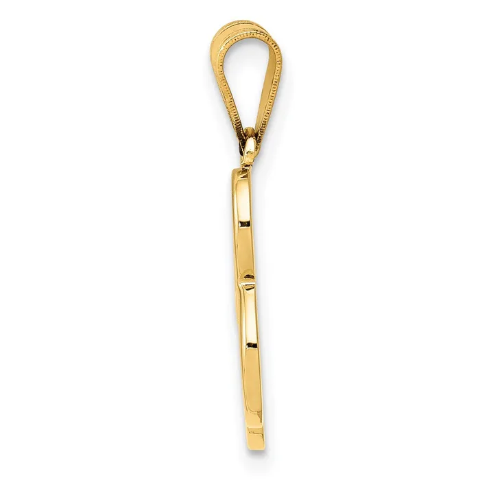Necklaces Goldia 14k Yellow GoldY Script Letter B Initial Pendant