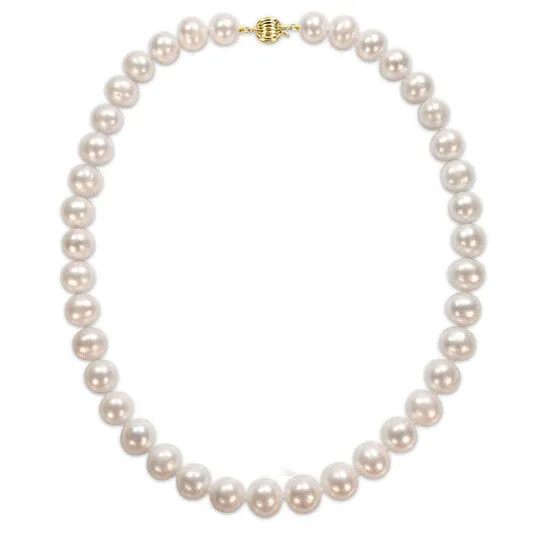 Necklaces JMS always Original AMOUR 1012mm Freshwater Offround Pearl Necklace In 14K Yellow Gold Necklaces JMS always Original AMOUR 1012mm Freshwater Offround Pearl Necklace In 14K Yellow Gold