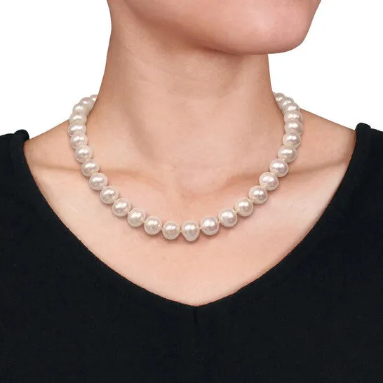 Necklaces JMS always Original AMOUR 1012mm Freshwater Offround Pearl Necklace In 14K Yellow Gold Necklaces JMS always Original AMOUR 1012mm Freshwater Offround Pearl Necklace In 14K Yellow Gold