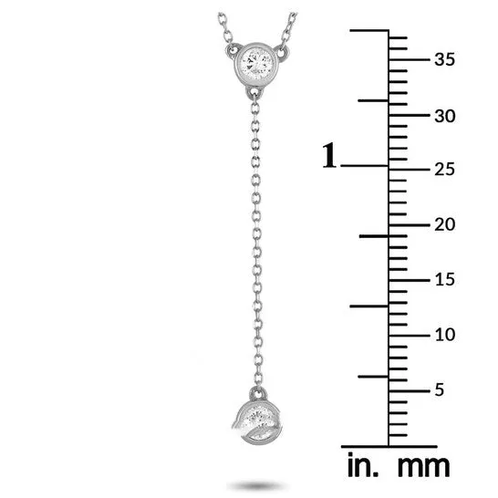 Necklaces JMS always Original LB Exclusive 14K White Gold 020ct Diamond Necklace Necklaces JMS always Original LB Exclusive 14K White Gold 020ct Diamond Necklace