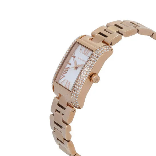 Necklaces JMS always Original Michael Kors Emery Quartz Crystal White Dial Ladies Watch and Necklace Set MK1074SET Necklaces JMS always Original Michael Kors Emery Quartz Crystal White Dial Ladies Watch and Necklace Set MK1074SET