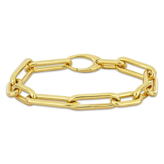 Original Amour Oval Link Bracelet in 14k Yellow Gold 7 in JMS always Bracelets Original Amour Oval Link Bracelet in 14k Yellow Gold 7 in JMS always Bracelets
