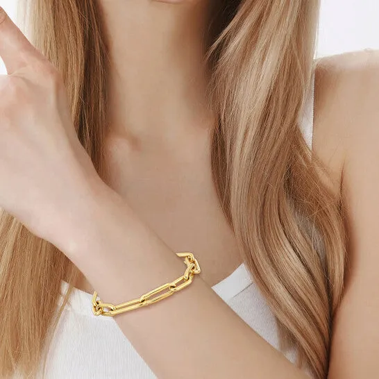 Original Amour Oval Link Bracelet in 14k Yellow Gold 7 in JMS always Bracelets Original Amour Oval Link Bracelet in 14k Yellow Gold 7 in JMS always Bracelets