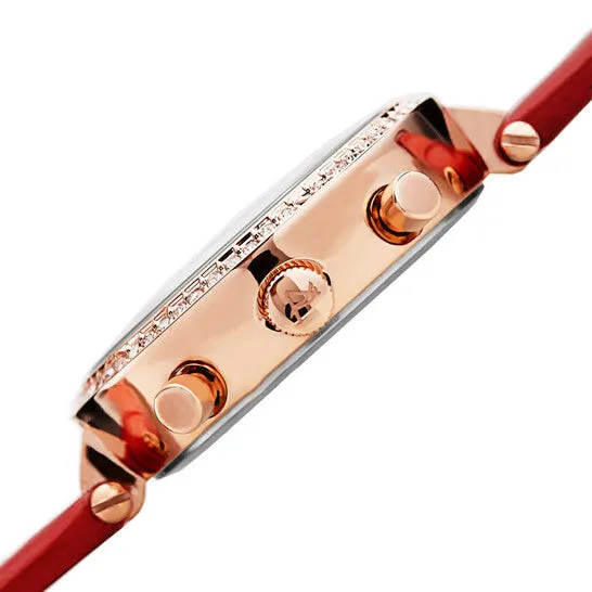 Original August Steiner Quartz Diamond Red Dial Ladies Watch AS8288RD JMS always Watches Original August Steiner Quartz Diamond Red Dial Ladies Watch AS8288RD JMS always Watches