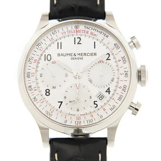 Original Baume et Mercier CAPELAND White Dial Unisex Watch M0A10046 JMS always Watches Original Baume et Mercier CAPELAND White Dial Unisex Watch M0A10046 JMS always Watches