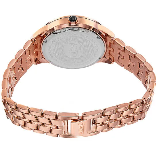 Original Burgi Silver and Gold Dial Rose Goldtone Ladies Watch BUR106RG JMS always Rings Original Burgi Silver and Gold Dial Rose Goldtone Ladies Watch BUR106RG JMS always Rings