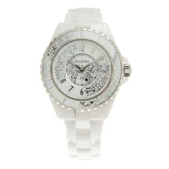 Original Chanel J1220 Quartz Diamond White Dial Ladies Watch H6477 JMS always Watches Original Chanel J1220 Quartz Diamond White Dial Ladies Watch H6477 JMS always Watches