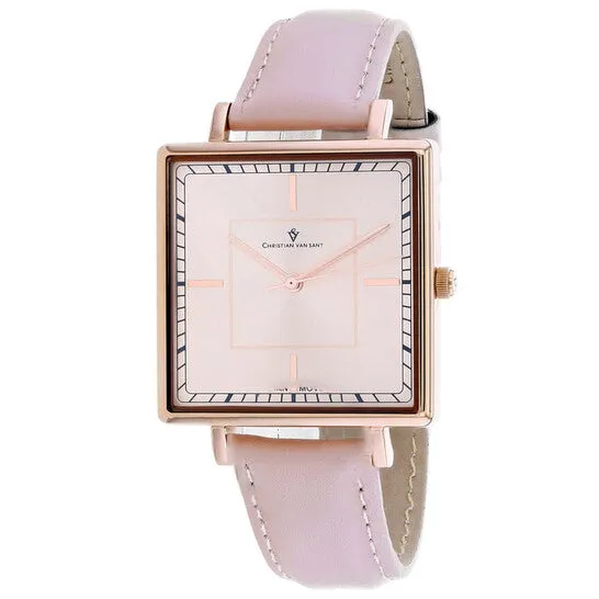 Original Christian Van Sant Callista Quartz Rose Dial Ladies Watch CV0417 JMS always Watches Original Christian Van Sant Callista Quartz Rose Dial Ladies Watch CV0417 JMS always Watches