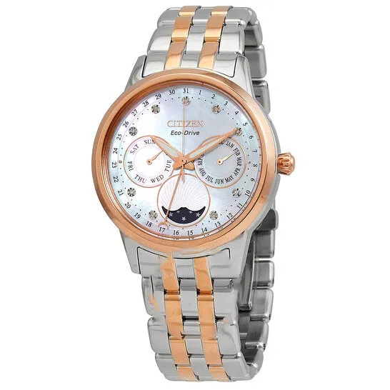 Original Citizen Calendrier Chronograph Diamond EcoDrive Ladies Watch FD000656D JMS always Watches Original Citizen Calendrier Chronograph Diamond EcoDrive Ladies Watch FD000656D JMS always Watches