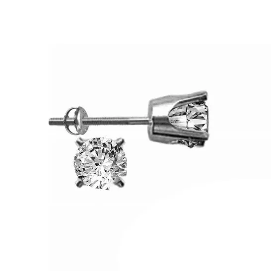 Original Diamond Muse 050 cttw 10KT White Gold Round Solitaire Diamond Stud Earrings for Women JMS always Earrings Original Diamond Muse 050 cttw 10KT White Gold Round Solitaire Diamond Stud Earrings for Women JMS always Earrings