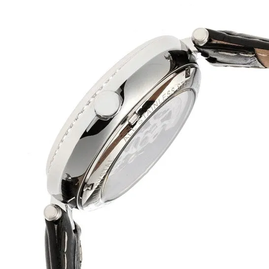 Original Empress Stella Silver SemiSkeleton Dial Silvertone Case Automatic Ladies Watch EM2101 JMS always Rings Original Empress Stella Silver SemiSkeleton Dial Silvertone Case Automatic Ladies Watch EM2101 JMS always Rings