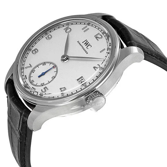 Original IWC Portuguese Hand Wound Eight Days Stainless Steel Mens Watch IW510203 JMS always Bracelets Original IWC Portuguese Hand Wound Eight Days Stainless Steel Mens Watch IW510203 JMS always Bracelets